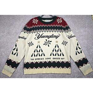 Yuengling Ugly Christmas Sweater Spread Some Cheer Pullover Festive Party Men L